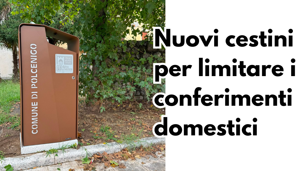 Nuovi cestini per i conferimenti domestici